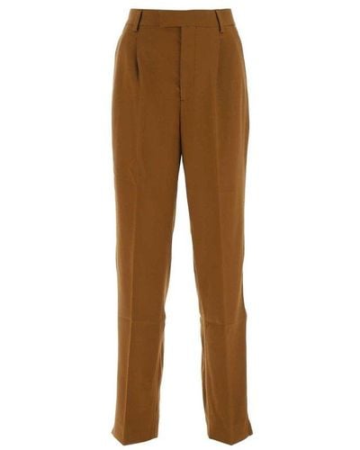 VTMNTS Straight Leg Tailored Trousers - Natural