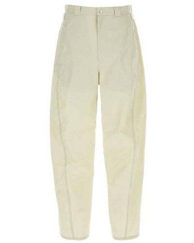 Lemaire Straight-leg Panelled Trousers - White