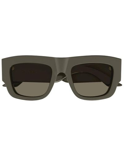 Alexander McQueen Square Frame Sunglasses - Grey