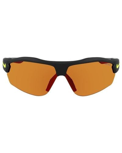 Nike Show X3 E Rectangle Frame Sunglasses - Brown