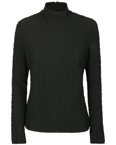 Givenchy 4g Jacquard Sweater; Simple But Essential Garment - Black