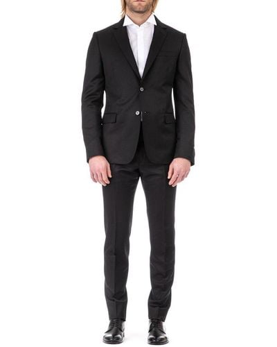 Zegna Single Breasted Two-piece Suit - Black
