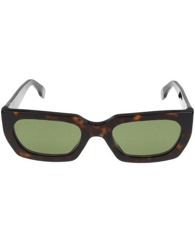 Retrosuperfuture Rectangle-frame Sunglasses - Green