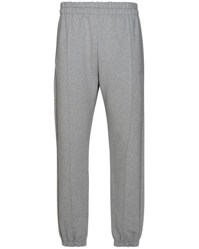 Gcds Cotton Track Pants - Grey