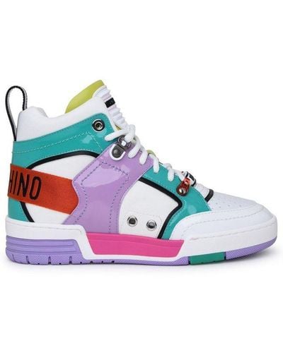 Moschino Kevin 40 High-top Sneakers - White