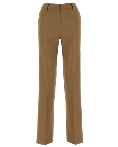 PT01 Pleat Tailored Pants - Natural