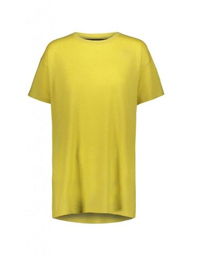 Frenckenberger Short Sleeved Knitted T-shirt - Yellow