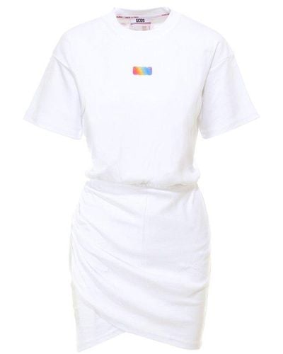 Gcds Licious Print Dress - White