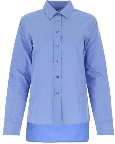 Co. Layered Long-sleeved Shirt - Blue