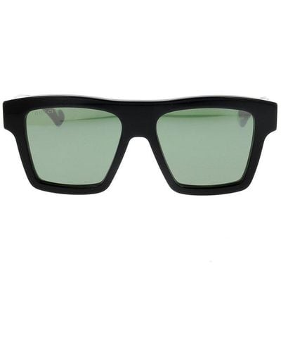Gucci Square Frame Sunglasses - Green
