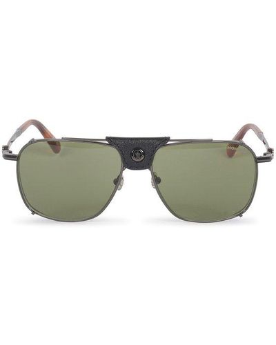 Moncler Gatiion Navigator Frame Sunglasses - Green