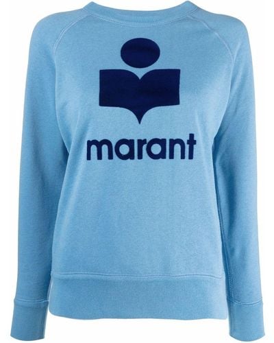 Isabel Marant Logo-print Sweatshirt - Blue