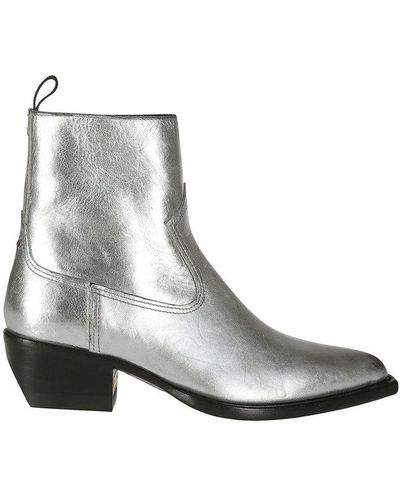 Golden Goose Debbie Ankle Boots - White