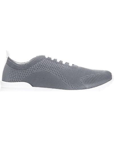Kiton Mesh Lace-up Trainers - Grey