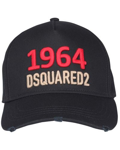 DSquared² 1964 Embroidered Baseball Cap - Black