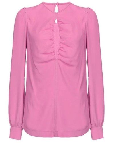 Pinko Cut-out Detailed Blouse - Pink