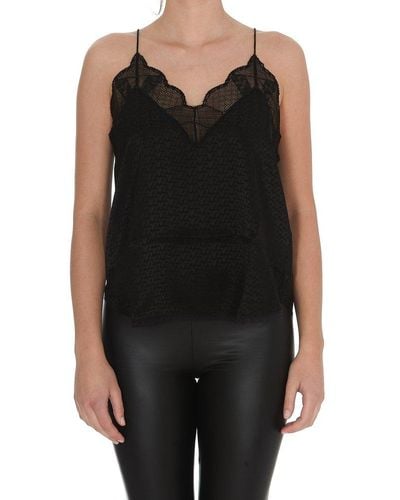 Zadig & Voltaire Christy Lace Detailed Camisole - Black