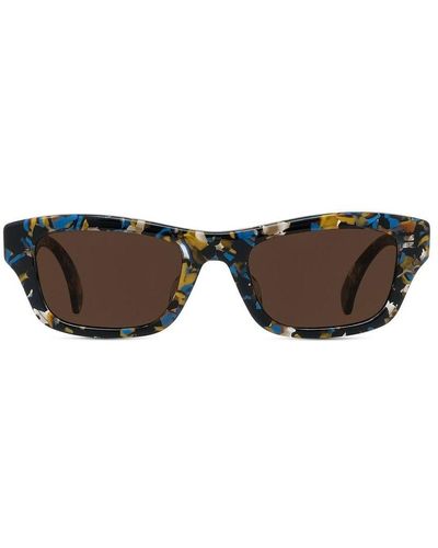 KENZO Rectangular Frame Sunglasses - Brown