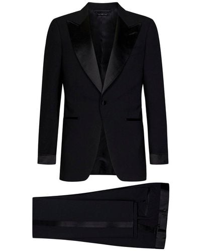 Tom Ford Two-piece Tailored Tuxedo Suit - Black