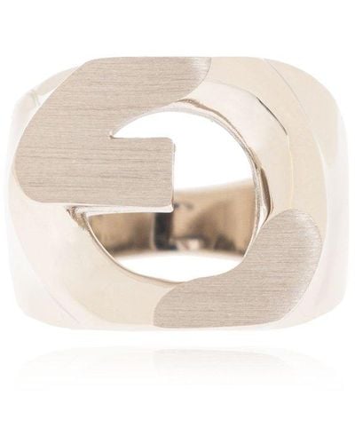 Givenchy Brass Ring, - White