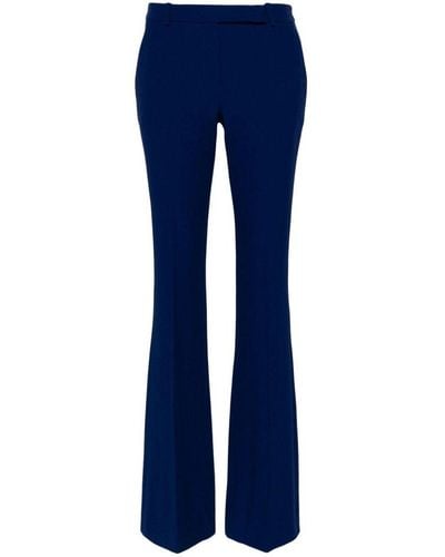 Alexander McQueen Bootcut Flared Tailored Trousers - Blue
