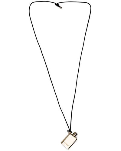 Ambush Logo Perfume Pendant Necklace - Metallic