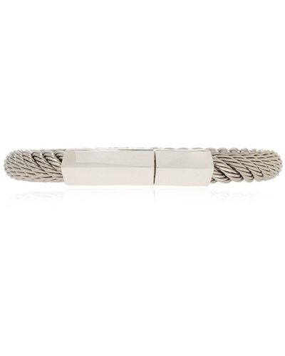 Bottega Veneta Silver Bracelet, - Metallic