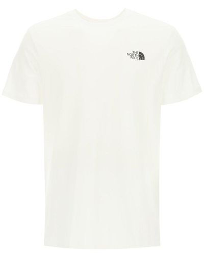 The North Face Logo Printed Crewneck T-shirt - White