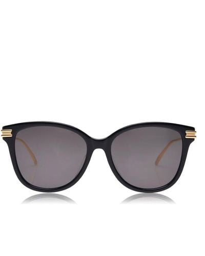 Bottega Veneta Square-frame Sunglasses - Gray