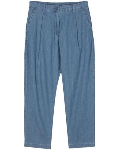 Aspesi Chambray Trousers - Blue