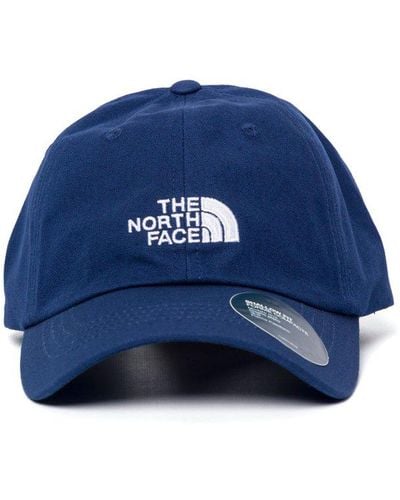 The North Face Logo Embroidered Baseball Cap - Blue