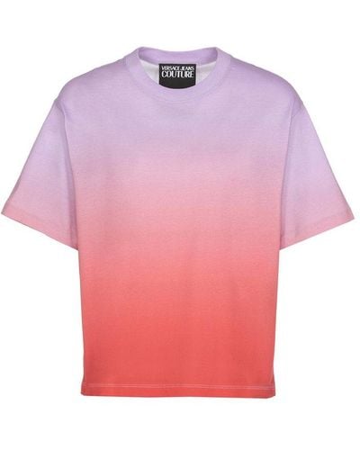Versace T-shirts And Polos Red - Pink