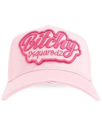 DSquared² Baseball Cap, - Pink