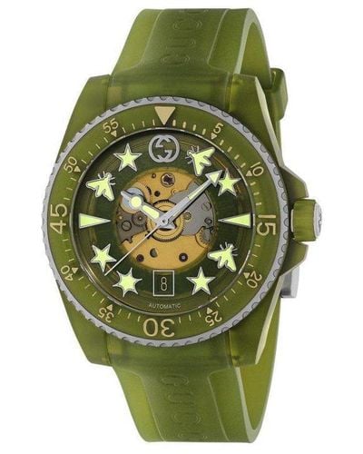 Gucci ' Dive' Watch, - Green