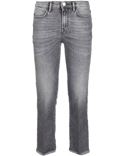 Pinko Brenda High-waisted Jeans - Grey