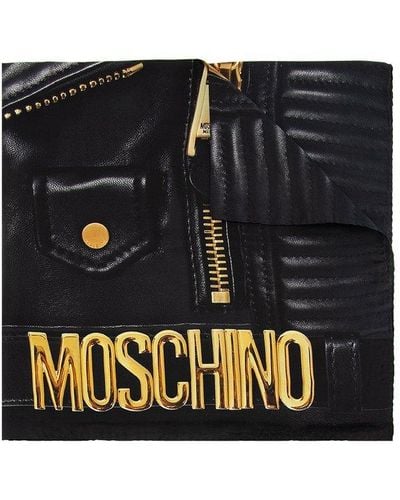 Moschino Silk Scarf - Black