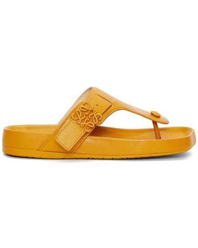 Orange Flat sandals for Women | Lyst Australia