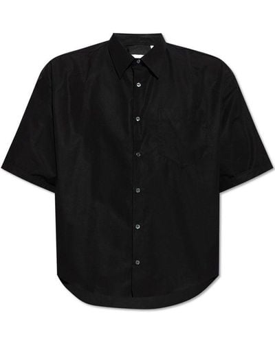 Ami Paris Paris Short-sleeved Shirt - Black