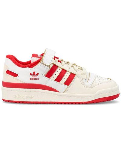 adidas Originals Forum 84 Lace-up Trainers - Red