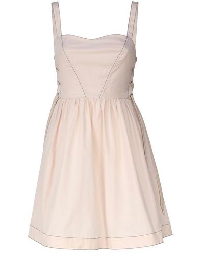 Pinko Sleeveless Mini Dress - Natural