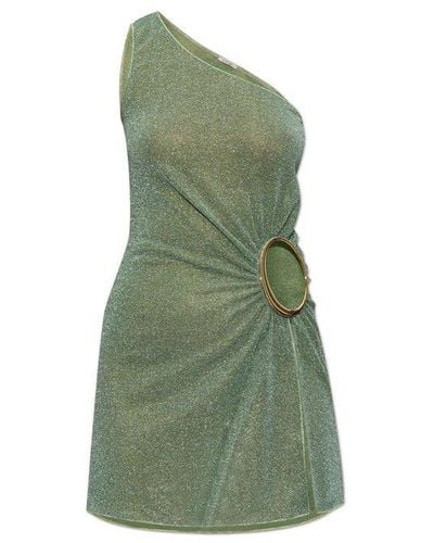 Oséree Dress With Lurex Thread, - Green