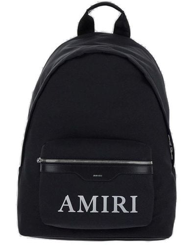 Amiri Nylon Logo Backpack - Black