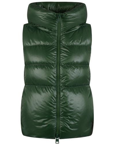 Herno Quilted Padded Vest - Green