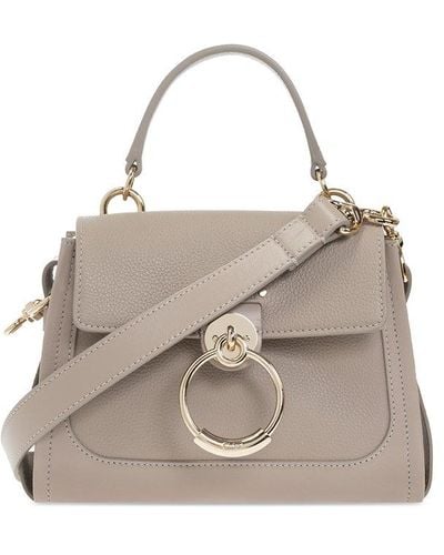 Chloé ‘Tess Mini’ Shoulder Bag - Gray