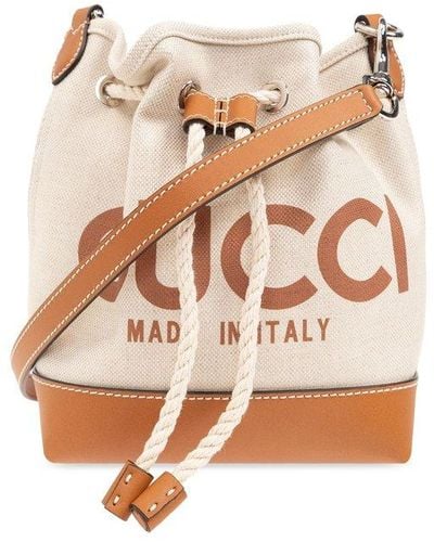 Gucci Reversible Bucket Shoulder Bag, - Pink