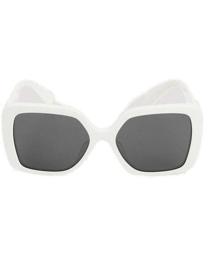 Miu Miu Square-frame Sunglasses - White