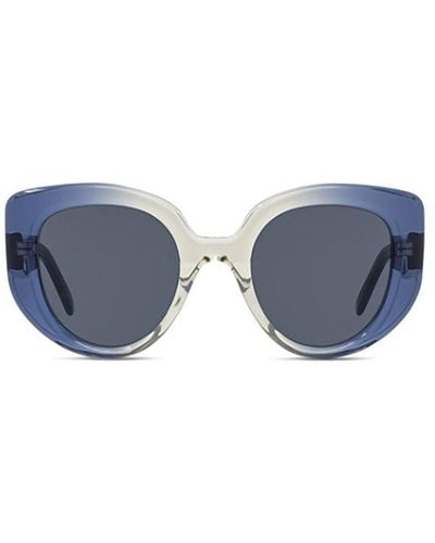 Loewe Round Frame Sunglasses - Blue