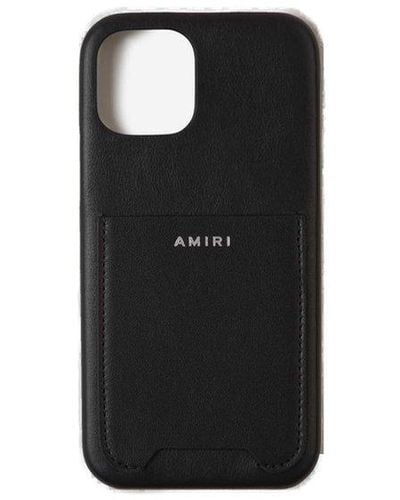 Amiri Card Pouch Iphone 12 Case - Black