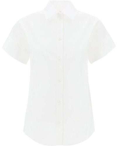 Max Mara Stretch Poplin Shirt - White