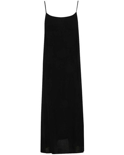 Uma Wang Strapped Anaya Midi Dress - Black